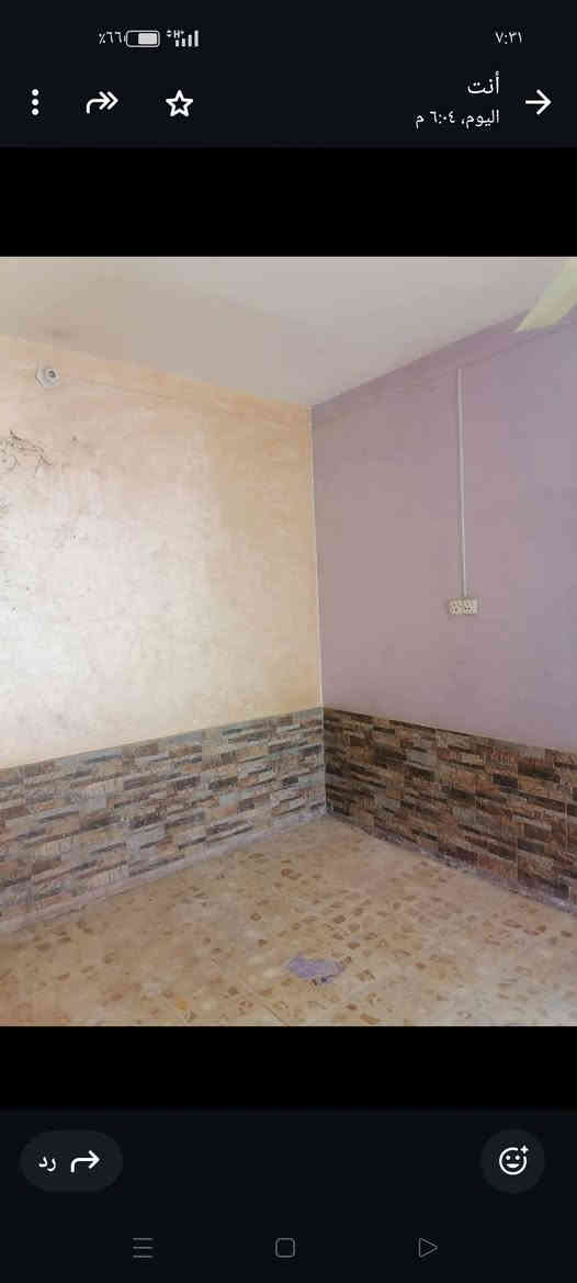 سلام عليكم 
بيت للايجار 
مساحته 240
يتكون من غرفتين وصاله واستقبال وودوانيه ومطبخ حار وبارد   وصحيات وكراج مال سياره
العنوان / ناصريه / حي الشهداء/ قرب دائره الكهرباء
الاستفسار /***********
علما أن البيت مجهز من تانكي وماطور ومغاسل ومولد
