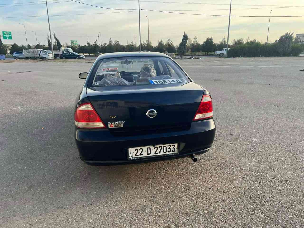 Nissan sunny 2011

چوارجام کارەبا
سویج کۆنتڕۆڵ
ویلکەپە 
گێڕعادی
سەیارەیەکی بێ مە سرەفە
بەشەرتی گێر ومە کینەو تەقەو ڕەقە
سەنەوی و ژینگەو تابلۆی نوێیە
4 پارچەی بۆیاغە جەمپی پێشی هەیە
نرخ :٦٥
ژ.م:*********** أربيل, العراق
