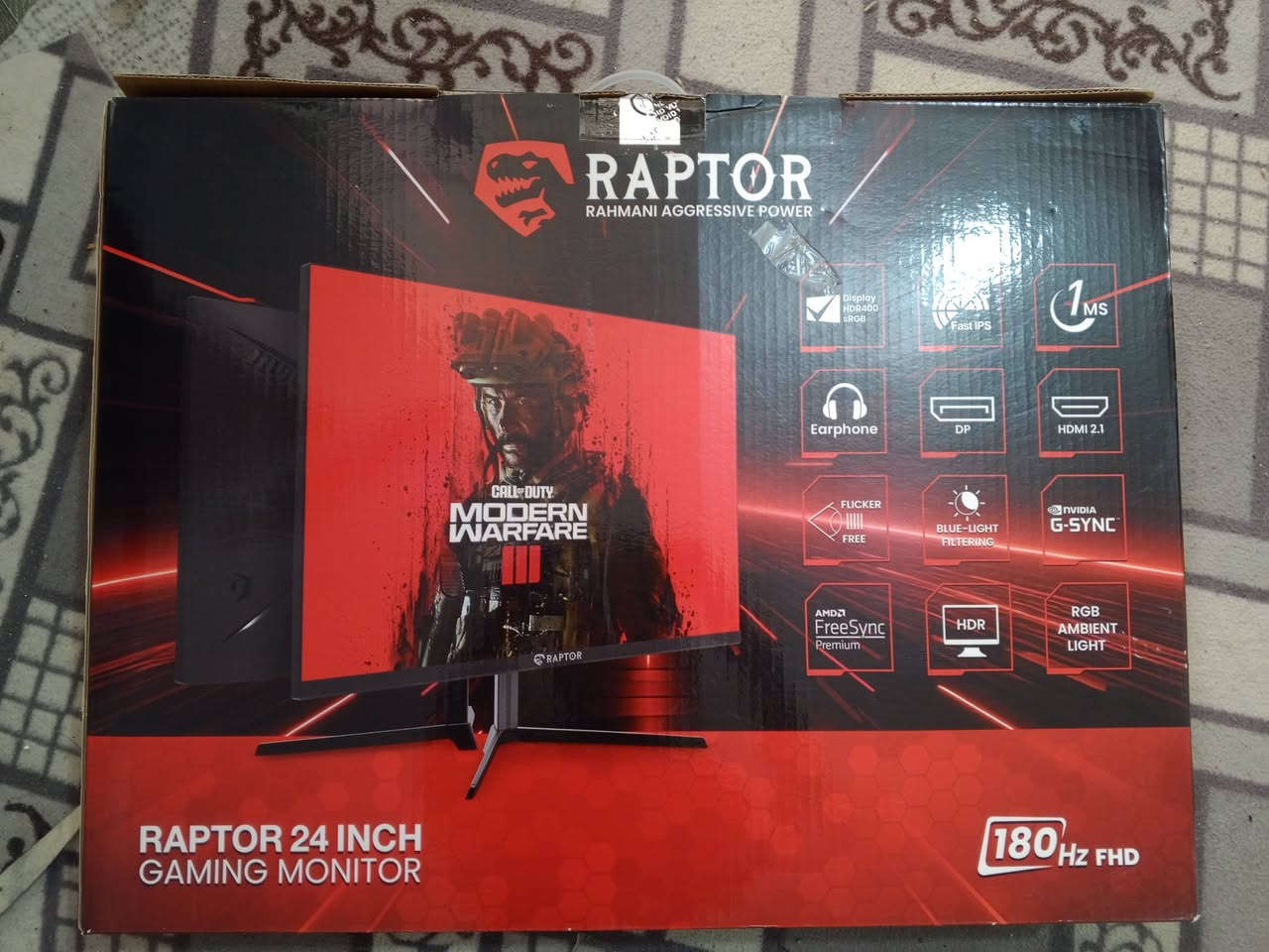 تحية طيبة – كيس + شاشتين بحالة ممتازة 🔥
💻 مواصفات الكيس:
• Intel Core i5‑12400F
• Gigabyte H610M K DDR4
• ASUS Dual RTX 4060 OC 8GB
• 16GB (2×8) DDR4 3200MHz RGB
• SSD Kingston 240GB
• Seagate Barracuda 7200.12 1TB
• FSP Pro 750W 80+
• MN-200 ECO Z FRGB
• الكيس: Gaming Case (4 Fans RGB)
💰 سعر الكيس: 975,000 د.ع
━━━━━━━━━━━━━━━
🖥️ الشاشات:
Ancor Communications Inc VG248
• الحجم: 24 بوصة
• الدقة: 1920×1080 (Full HD)
• التردد: 144Hz
• مناسبة للألعاب وأداء سريع
💰 السعر: 125,000 د.ع
━━━━━━━━━━━━━━━
RAPTOR 24″ Gaming Monitor
• الحجم: 24 بوصة
• الدقة: 1920×1080 (Full HD)
• التردد: 180Hz
• الاستجابة: 1ms
• مناسبة للألعاب عالية السرعة
💰 السعر: 170,000 د.ع
━━━━━━━━━━━━━━━
📍 المكان: كربلاء
🚚 متوفر توصيل لجميع المحافظات
📩 للتواصل: خاص ***********
