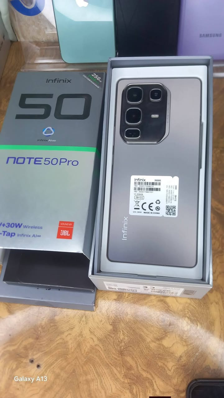 📱 للبيع موبايل Infinix Note 50 Pro
انفنكس نوت ٥٠ برو 

المواصفات:

• الذاكرة: 256GB

• الرام: 12GB+12GB يعني 24 كيكا

• البطارية: 5400mAh

• المعالج: Helio G100

• ضد الماء 

• الجهاز نظيف مستخدم شهر كامل ملحقات يدعم شحن لاسلكي ماك سيف

٠ يشغل لعبة بوبجي 60 دقه 90 فريم 

📦 ويه الكارتون والشاحن  

💰 السعر 275 أو مراوس بايفون

للتواصل خاص


**إذا كنت صاحب هذا الإعلان وتريد حذفه لأي سبب، رجاءا أرسل رسالة إلى الدعم الفني**