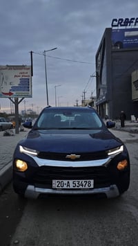 شوفرليت تريل بلايزر 2023 رقم كامل تحويل ثاني يوم  ضرر فقط بنيد  بيها س...