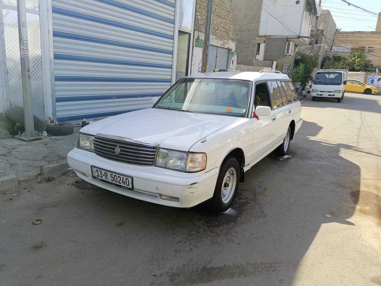 السلام عليكم ارنب ستيشن للبيع موديل 1992 محرك فيفتي 2.5 السيارة باسمنة المكان بغداد جسر ديالى القديم لل استفسار الاتصال علا هاذه الرقم ***********
