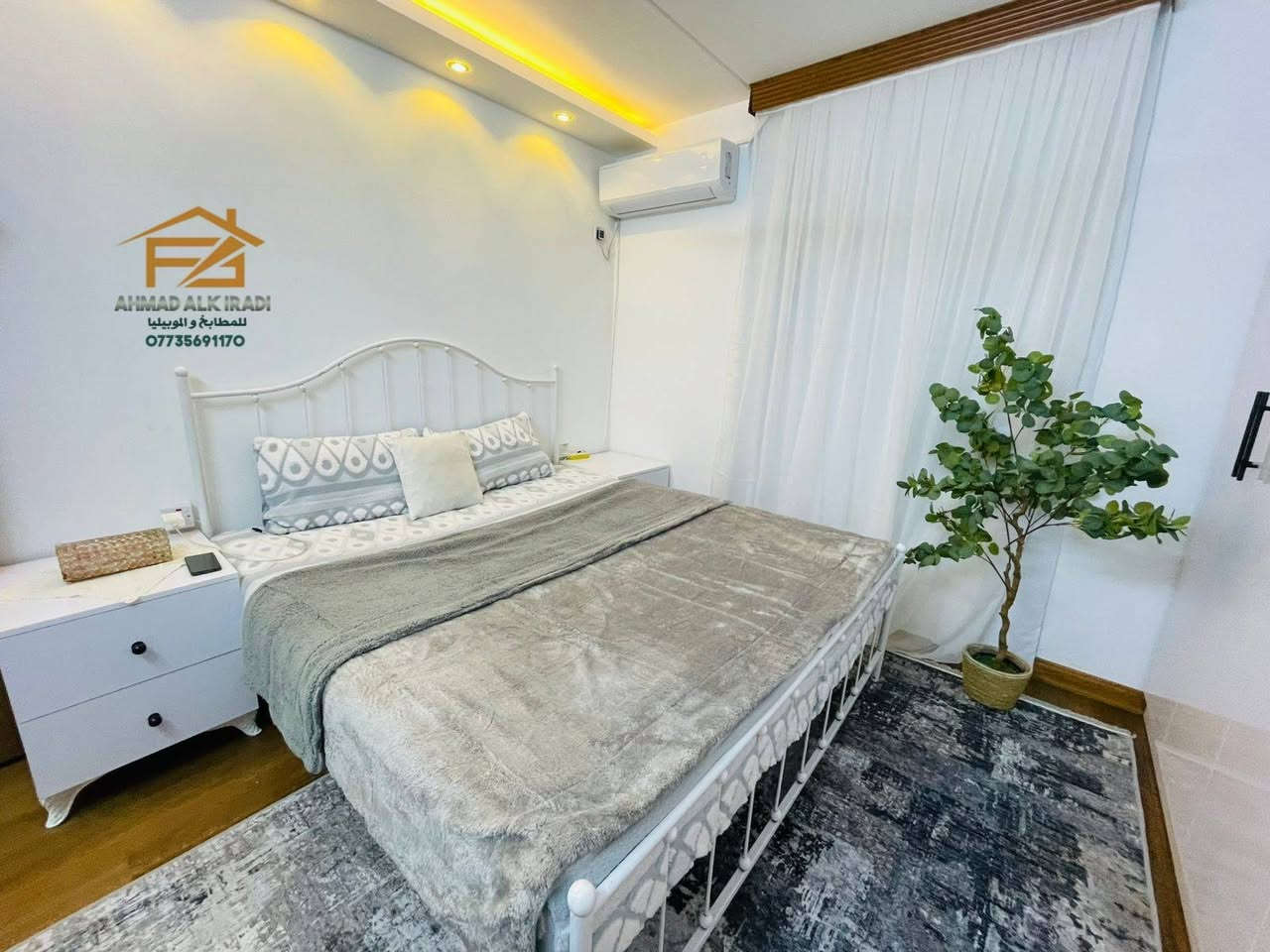 🛠 نصمم  🥸🪚 🥸 نبدع 🪛 💪🔨 نتميز ⭐🌟

🛏 تصميم وتنفيذ غرفة ڪاملة 
 ↩  كنتور 8 أبواب ملحق 
+ ميز تواليت 
🌀 خشب  Mdf تركي درجة أولى ..
 🔹️تنفيذ  ...
  موديل عملي وأنيق  في شقق بسمايا ..
حسب طلب الزبون 🤩👌... ومستعدين بتجهيزكم بأي موديل أو لون حسب طلبكم ومن أرقى أنواع الخشب  🤩👏
🔱 مع ضمان الجودة والمتانة و جمال التصميم  👏💪
تجدونها فقط عند #الڪرادي_للمطابخ_والموبيليا  🤩🤩

🔻
🌇 العنوان // مقابل مجمع بسماية.. قريب من حلويات برهومي 
(حلويات برهومي اكو شارع بصفهم تدخلون بي وتتصلون بينا ندليكم على المعرض ....

🔽
📲 للاتصال والاستفسار ،،، ((( *********** )))
احمد الكرادي ↩ متوفر واتس 

⭕ او مراسلة الصفحة وسيتم الرد بأسرع وقت مع فائق التقدير  🌹
