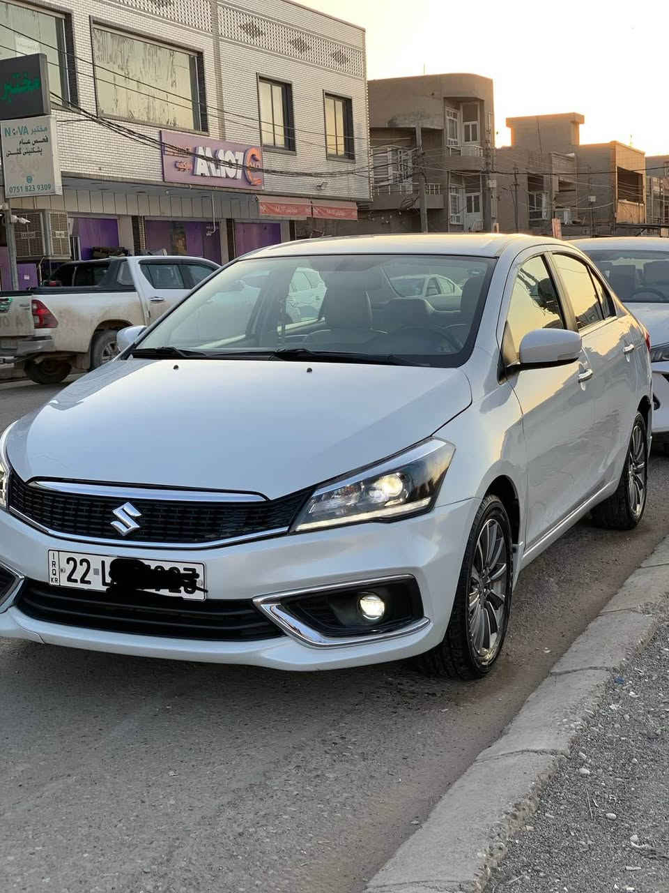 سوزوكي سياز ٢٠١٩ خليجي
فووول مواصفات
بصمة شغال
كشن جلد 
تبريد مركزي
مراية كهرباء و شفط
كامرة و حساس خلفي
لايت فول ليد اوتو
ويل كروم ١٦ تخم تاير جديد
انارة داخلي ليد
سيرفس كامل للسيارة جاهزة دينار مصرف مابي 

السيارة بيها ٢ قطع و نص بخ بدون حادث بدون دواخل دبون ايرباك كلشي بشرط
تحويل وكالة بشرط السيارة رقمها اربيل و مكانها اربيل
***********

سوزوكي سیاز ٢٠١٩ خەلیجی
فول مواسەفاتە بەس سلاید بیە
بەسمەی دەرگا 
ئاوێنە کارەبا و شەفت
ویل کرۆم حەجم ١٦ تاخم تایەی نوێ لەسەرە
لایت پێش و پشتی لیدە بیلادیە
کوشین جلد ناو لید رەنگاورەنگ
کامیرەی دواوە حەساس
تەبرید مەرکەزی

تازە سێرڤس کرایە هەموو شتی نوێیە
دوو پارچە و نیو بەس بەخە بێ ژۆرێ بێ ئێرباگ یەک دوو قۆپی هەیە لە قەلبی.
مەکینە گێر کارەبایی هەموو شتی بە شەرت

*********** أربيل, العراق
