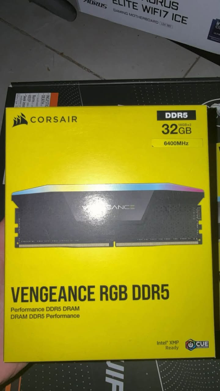 رامات corsair ddr5 32gb
رامات كورسير قطعتين 6400 وثانيه 6000 16x2
الاعلى تردد 540 ثاني 520 الف دينار


**إذا كنت صاحب هذا الإعلان وتريد حذفه لأي سبب، رجاءا أرسل رسالة إلى الدعم الفني**