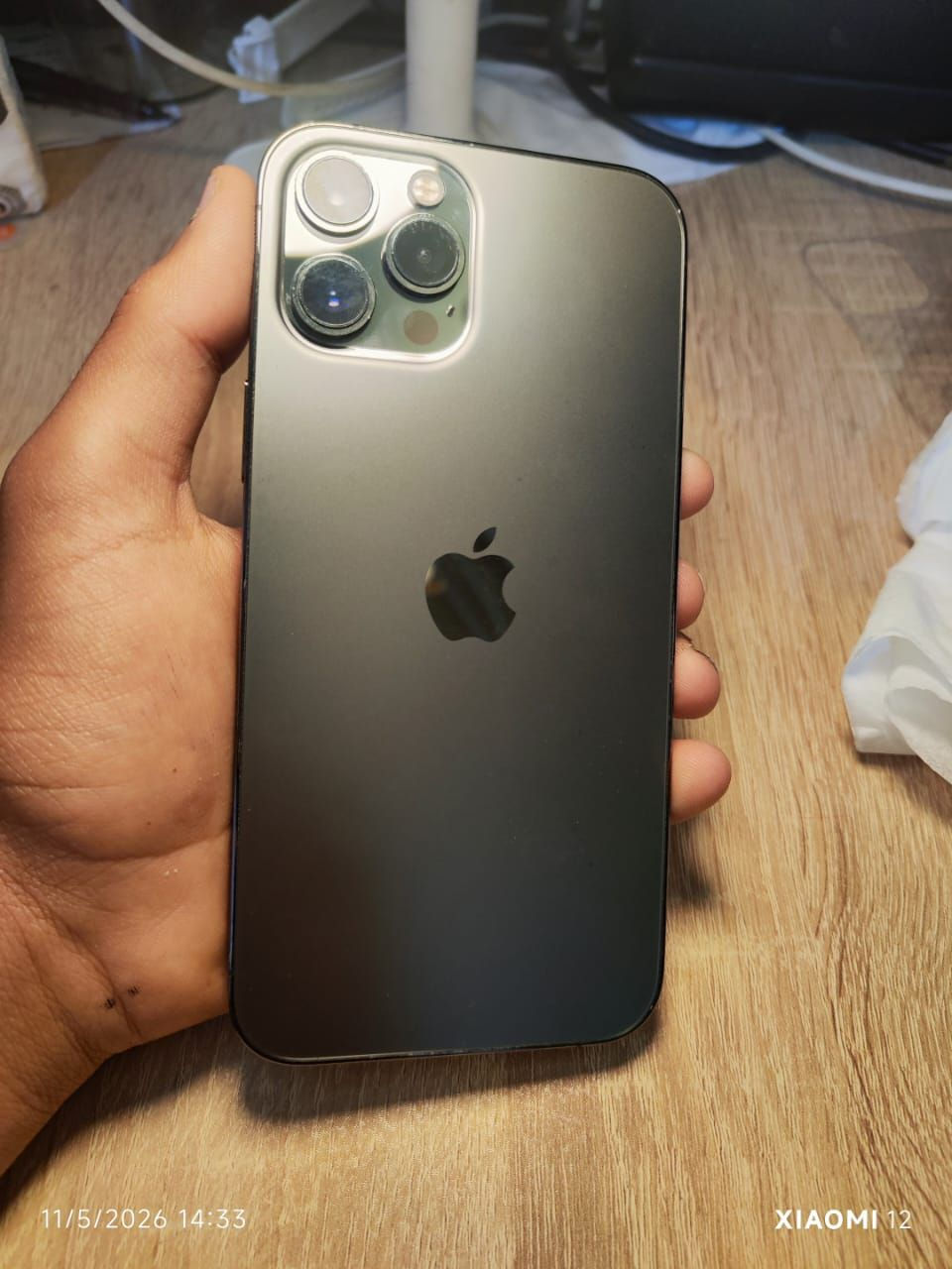 السلام عليكم 👋
متوفر موبايل.. iPhone 12 pro max 
نظافة 100%
ذاكره : 128
مستبدل : شاشه + بطاريه
بطاريه 99%🔋
ملحقات: لزكه شاشه +كفر عدد 2 + حماية سماعه 🗃️
السعر 390 الف فقط !! 💵
متوفر توصيل 🚚


**إذا كنت صاحب هذا الإعلان وتريد حذفه لأي سبب، رجاءا أرسل رسالة إلى الدعم الفني**