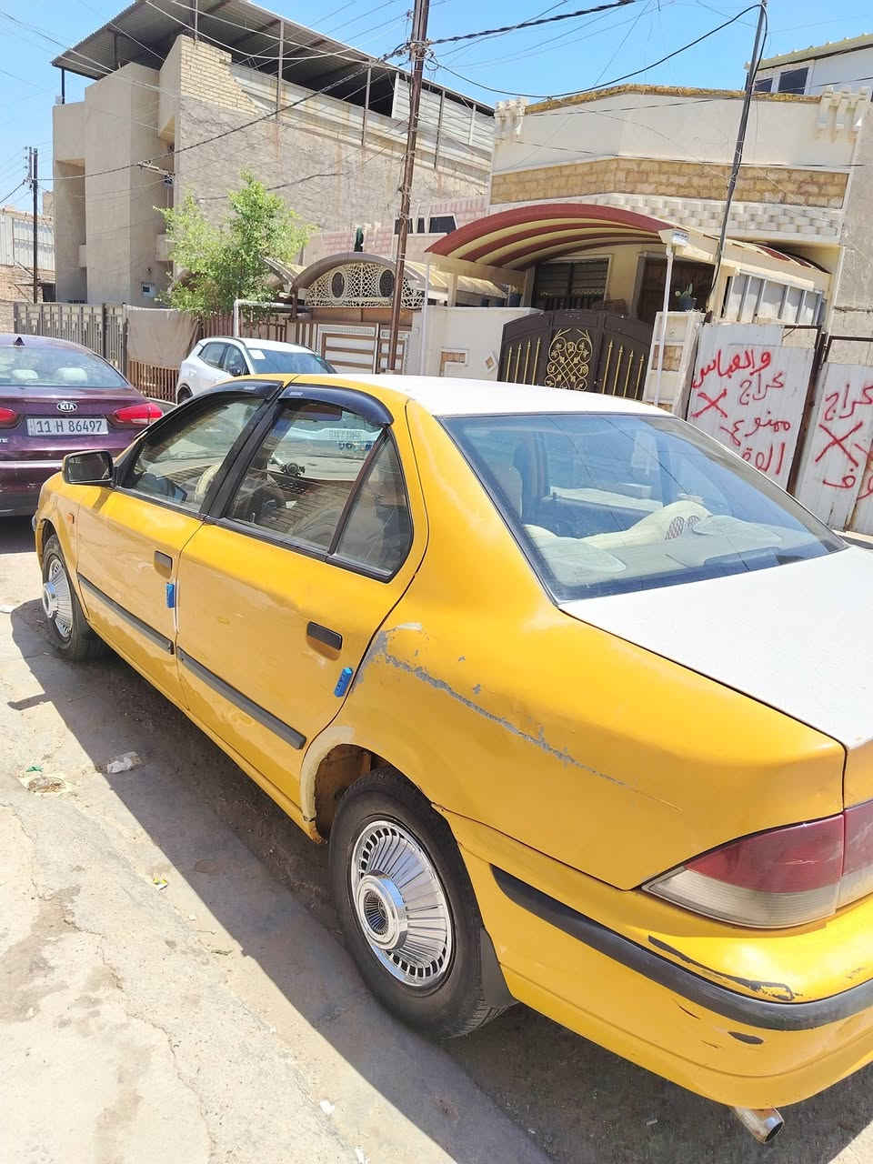السلام عليكم سمند موديل ١٢رقم بغداد مكينه خيط تبخير كير صدر تبريد تخم تاير مكفوله عده الشخط واضح بل تصوير المكان بغداد البياع تقاطع درويش حي التراث السعر ٢٩وبيه مجال ***********
