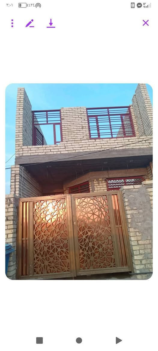 الدار للبيع المساحه ١٠٠متر في منطقة 3/10بصف التراث البياع قريب على شارع ١٥في مربع  8الاف طابو ملك صرف على طابو البياع مخدومه مي ومجاري وكهرباء بس تبليط ماكو طابقين طابق الاول غرفة+استقبال+صاله كبيره+صحيات+مطبخ+منور+طرمه وطابق الثاني غرفتين وصاله وصحيات بس الطابق الثاني مامسقف مدخلين باب على صاله وباب على استقبال اتصال *********** أبيع نقد أو مبادره
