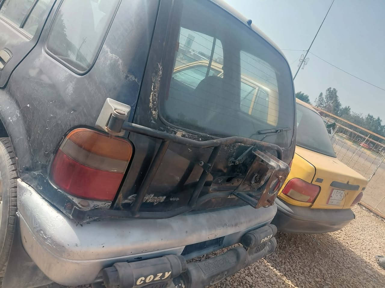 السلام عليكم سبورتج موديل ١٩٩٥   جاهزه بس بيه لمكينه كايمه بلاديه لسياره بدون ضربه تخم تاير جاهز كهربائيات كلهه شغاله السعر (٢٠ ) مكان بابل اتصال ***********
