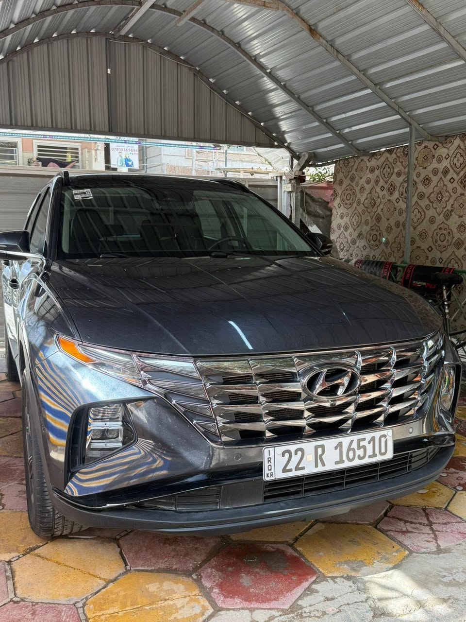 توسان موديل ٢٣
فووول رقم أربيل
الاتصال على الرقم
***********
مكانهه بغداد

سياره خير من الله
مواصفاتها معروفه
H تراك 
ماشيه خمسينات تقريبا
