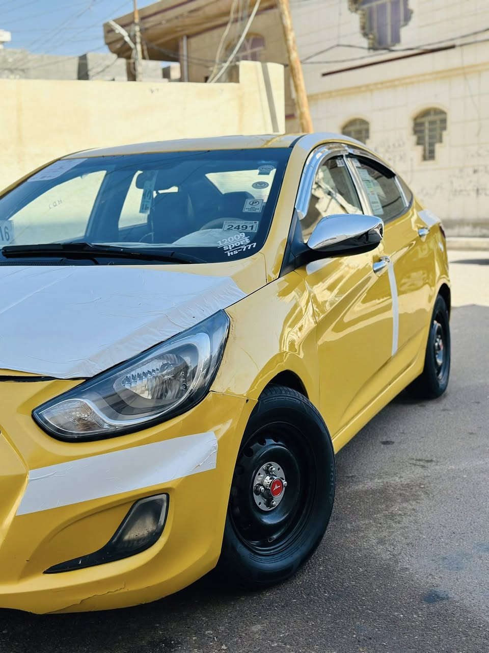 السلام عليكم 
اكسنت موديل (2016) 
وارد خليجي محرك 1600 
رقم بغداد جديد 
ماشيه 105 سياره جاهزه من كلشي 
سعر 78 بيها مجال بسيط 
رقم *********** 
عنوان فلوجه
