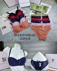 سيت ستيان + لباس  سعر الدرزن :36000 صوره موضحه الوان الدرزن والقياسات ...