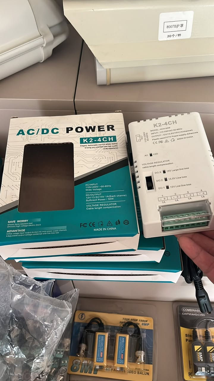 Security accessories manufacturer
On stock 
WhatsApp:+8615819657098
WeChat:+8618026098019 
Our website:www.kaixing108.com
Email:kaixing@kaixing108.com
👏Waterproof boxes,junction boxes 
👏CCTV bracket and TV stand
👏Power adapters,power supply,DC….


**إذا كنت صاحب هذا الإعلان وتريد حذفه لأي سبب، رجاءا أرسل رسالة إلى الدعم الفني**