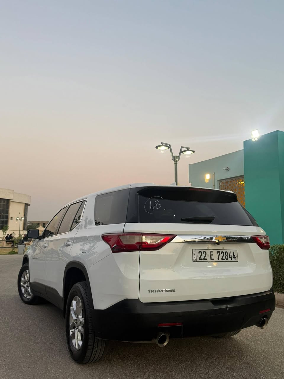السلام عليكم ورحمة الله وبركاته للبيع Traverse موديل 2021 السياره تبديل بس جاملغ وبديه بي بعض الشخوط ومكانات بارد السياره حلوه فول مواصفات عده الفتحه وما بيه أي نقص سعر السياره 220 وبيه مجال ان شاء الله مكاني نجف للاستفسار 
***********
***********
