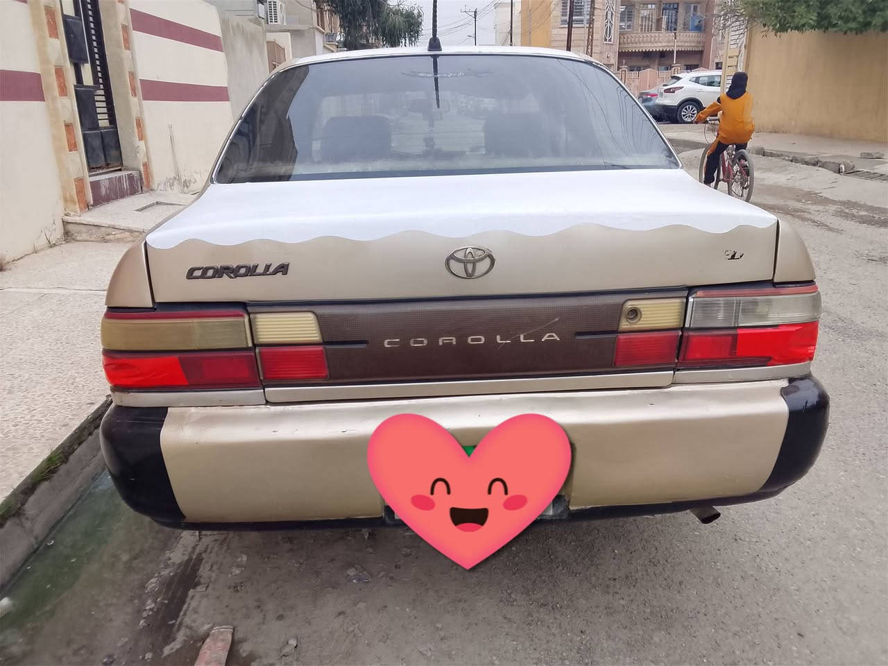 سياره كورلا للبيع موديل 1992
صبغ عام جماليه فقط بدون ضربه 
توايرها جدد اربعتهن 
كير ومحرك شرط شغال كهربائيات جديد  
غرفتها نظيف جدا 
تخم صدر جديد لوك 
رقم اخضر سنويه خضراء باسم الشرعي تريد وكاله تريد تحويل 
مكاني موصل / الرشيدية 
السعر 43 وبيها مجال الطبيين 
***********
