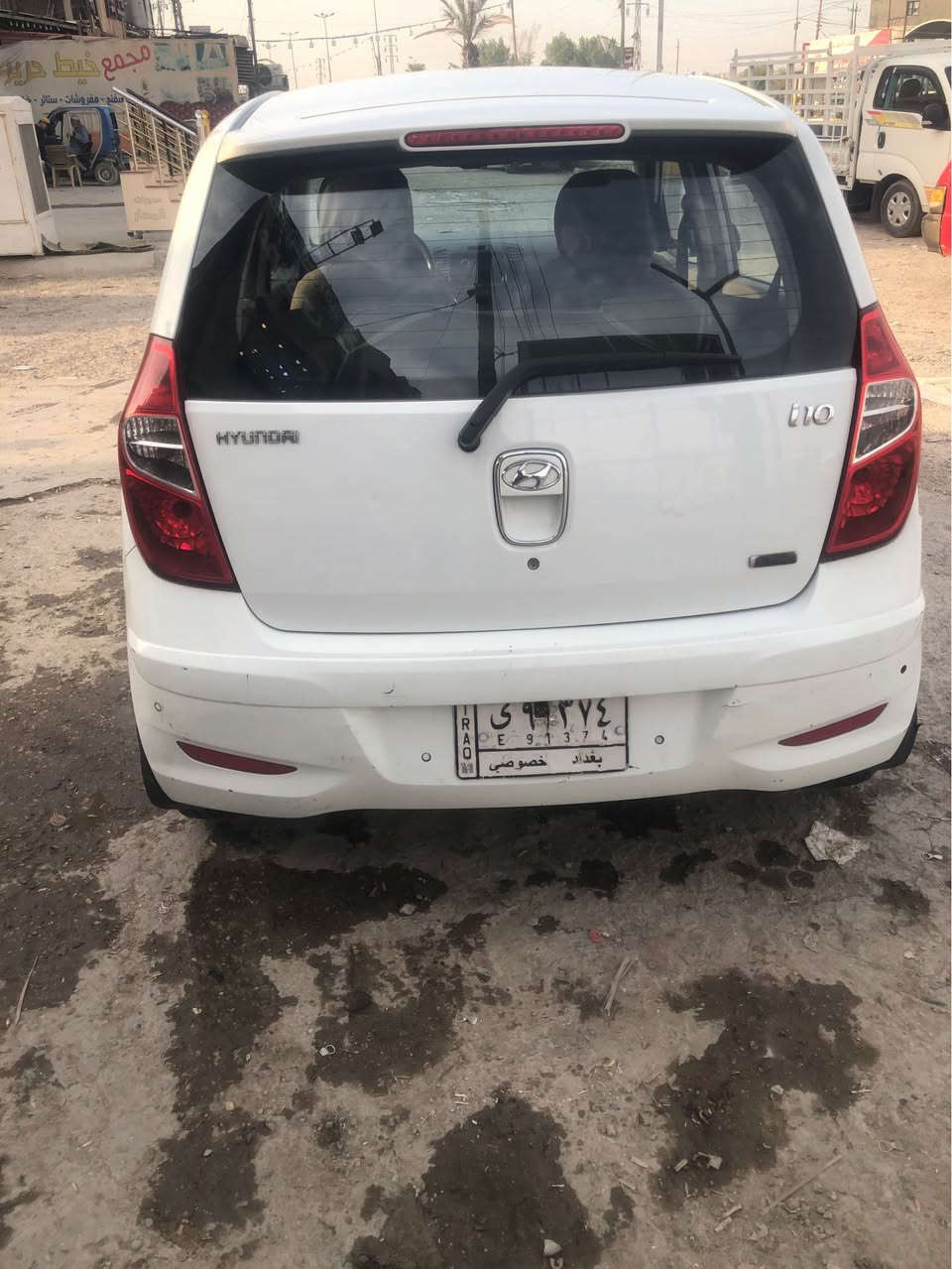 هونداي i10موديل ٢٠١٣
محرك ١٢٠٠
كير اوتو
تدفئه تبريد
رايدها ب٦٨ وبيها مجال بسيط 
مكاني الزعفرانيه  ورقمي ***********
بيها بنيد مبدل وطخه بالجاملغ مبين بالصور
وبيها كيلون مال باب يحتاج تبديل بغداد, العراق

