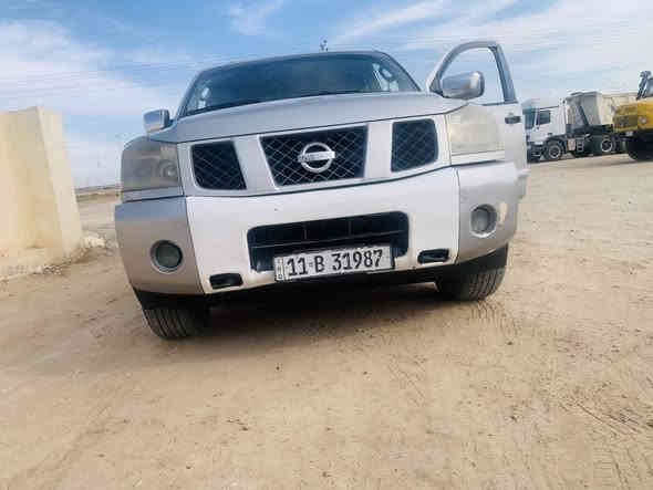 رمادا نيسان موديل ٢٠٠٦ مكفوله صبغ الشركه تبريد مركزي وارد أمريكي محرك ٨  سلندر وفول مواصافات السعر .٩ورقه وبيهه مجال للشرايه  ***********
