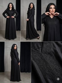 دشداشة كشمير • أسود ملكي • جملة فقط