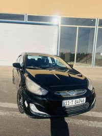 اكسنت موديل 2016 سياره ماشيه 83 بيه قطعتين صبغ بنيد وجاملغ رقم دولي تح...