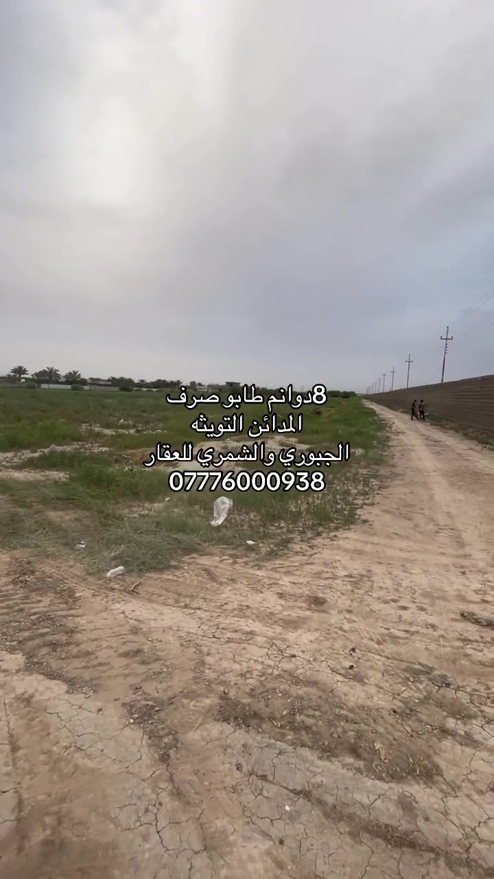 يالله 
8دوانم للبيع طابو صرف في التويثه المدائن كامل خدمات  للستفسار اكثر خاص او واتساب ***********  #بغداد #المدائن #التويثه #اراضي #اكسبلور
