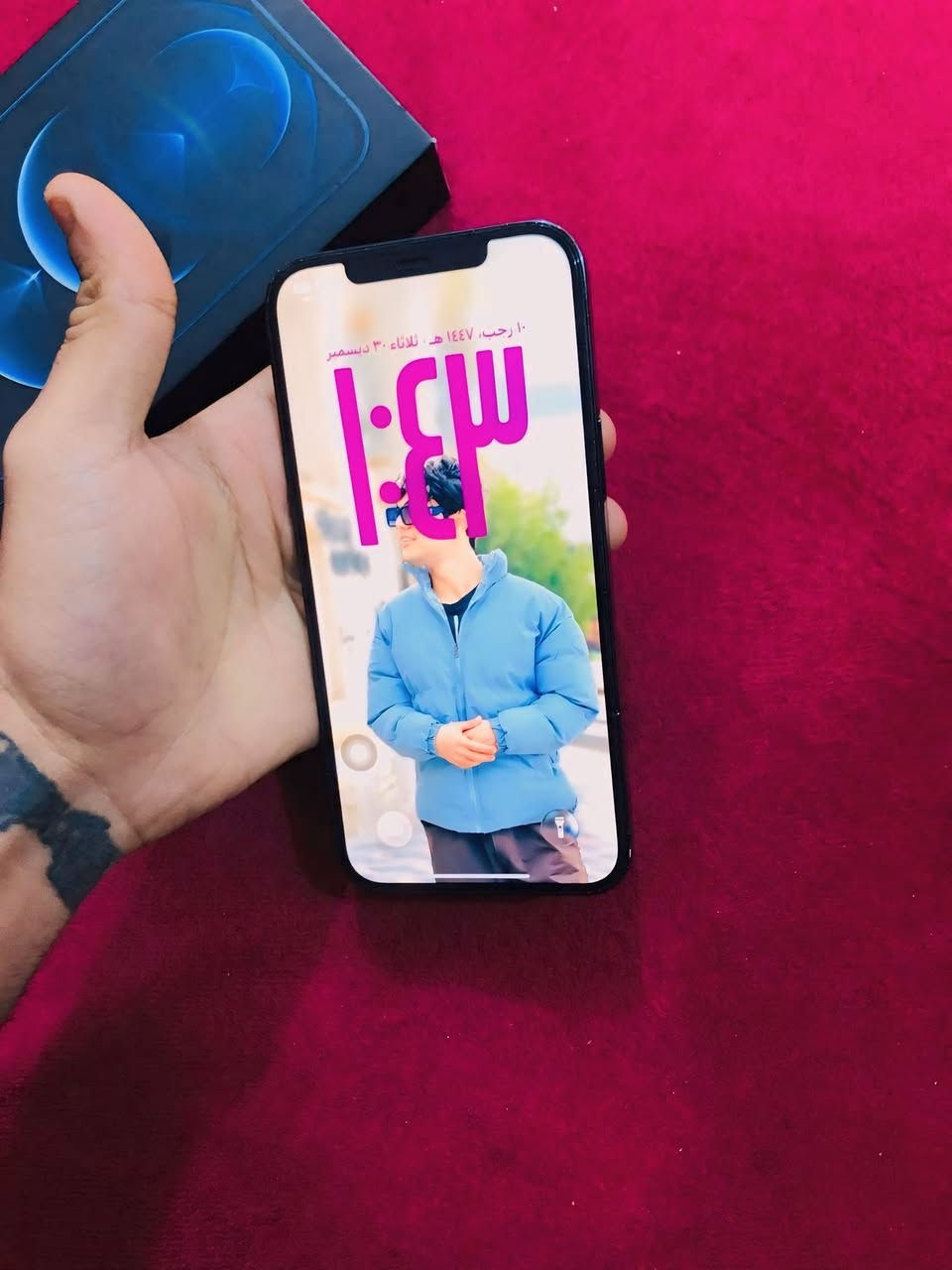 ايفون 12 برو ماكس 128 ذاكرة

بطارية %‎80 بلادي

نضافة 100‎%‎
شرق اوسط نموذج M
السعر 500 وبيه مجال 

***********
