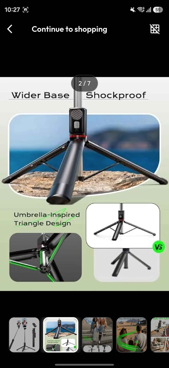 (Tripod 3 in 1 )
ستاند بو فروتنی ب ۳ شیوازا دشیی بکاربینی
۱-وه‌ک دتری سیلفی کو دریژیا وی حه‌تا ۱۱۵سم 
۲-ستاند بو ته‌سیرا کو کونتروله‌ک دگه‌له بلوتوث شول دکه‌ت دشی دیراتیه‌کا زیده ته‌سیری پی‌ بگری 
۳- وه‌ک ستابیلایزه‌ر (stabilizer) بکار بینی 
WhatsApp: 750-307-5907
بو زانین جدیده تنی کارتون گه‌ل نینه سعر ۲۰ هزار. دهوك, العراق


**إذا كنت صاحب هذا الإعلان وتريد حذفه لأي سبب، رجاءا أرسل رسالة إلى الدعم الفني**