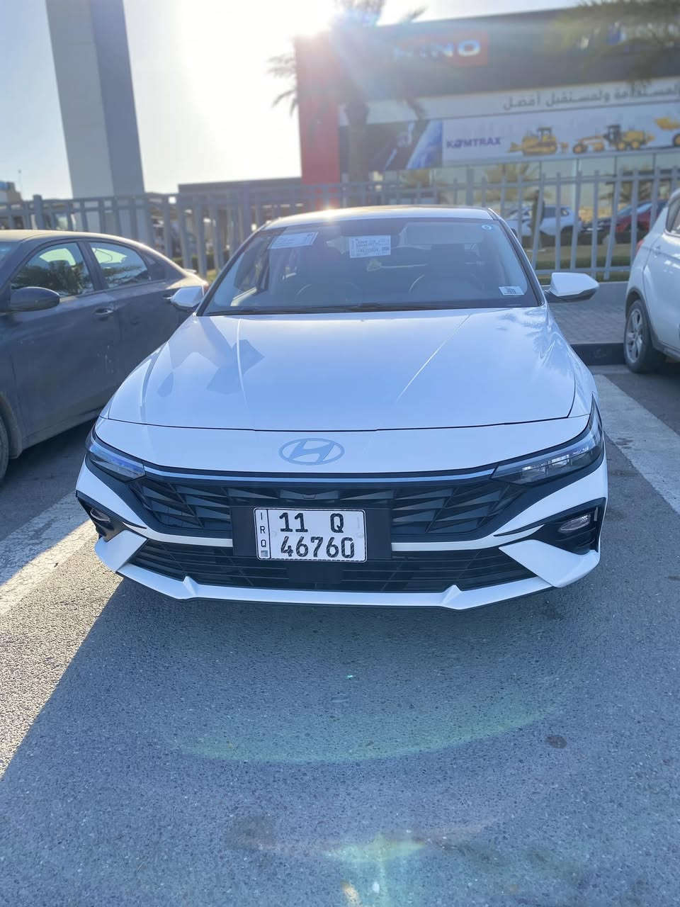 هونداي النترا  خليجي تجميع صيني
 

موديل 2024 

ماشيه 37 

فول المواصفات 

بصمه 

سلايت 

حساس امامي خلفي 

كامره خلفيه 

شاشه 

سايد بريك دكمه 

دشبول دجيتال 

قطعتين تبريد 

وباقي المواصفات المعروفه 

السياره رقم بغداد   
   

السعر 142$💵وبيه مجال 

العنوان📍بغداد
***********☎️
