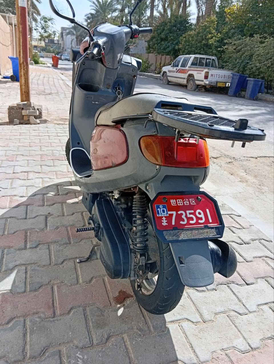 السلام عليكم 
منغولي للبيع نكره سلف كهربائيات كامله لايت امامي خلفي  اشاير هورن قفل جنطه قفل سكان كلهن شغالات كفرات بلادي زوج تايرات جدد
السعر 380 وبيها مجال بسيط
خاص موجود او  ***********
