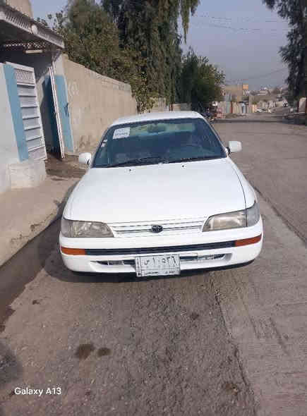 كورلا موديل 91
محرك 16 
كير عادي 
 مال تحرير 
مصبوغه صبغ عام 
رقم نينوى
سنويه 2030
كاربون بانزين
الجانب الايمن الاصلاح الزراعي

السعر 46 وبي مجال بسيط

موبايل  ***********
