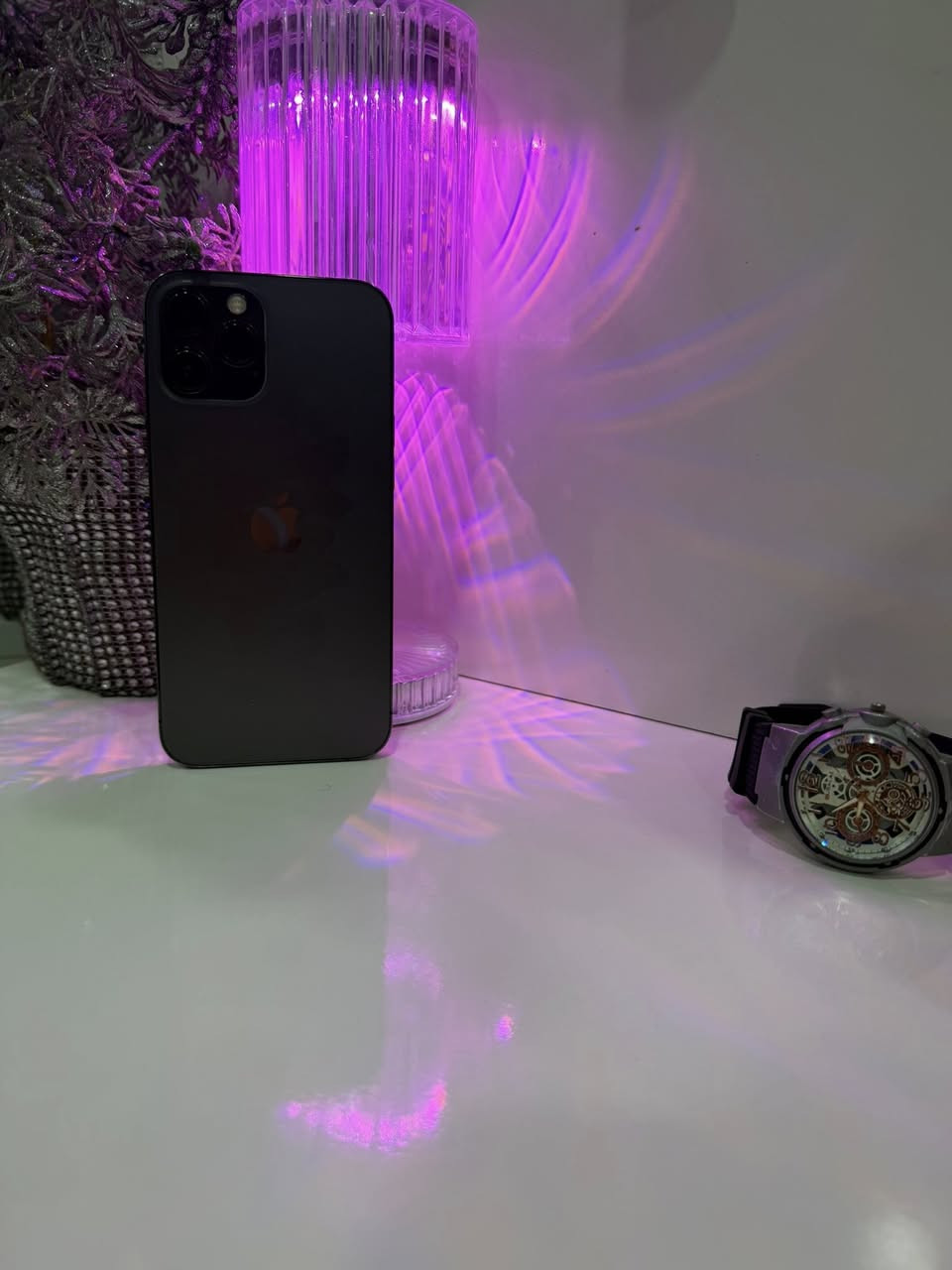 � للبيع – Apple iPhone 12 Pro Max
✨ جهاز نظيف جداً وحالته ممتازة (100%)
🔧 تم تبديل الشاشة والبطارية أصليات
📱 الجهاز خالي من العيوب ويعمل بكفاءة

💰 السعر:325الف 
📍 العنوان: بغداد – البياع
🚚 يوجد توصيل داخل بغداد

📞 للاستفسار: ***********
