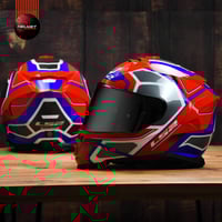 للبيــــــع خوذة ls2 assault ff800 storm لون احمر لامع قياس Xl مع جامة...