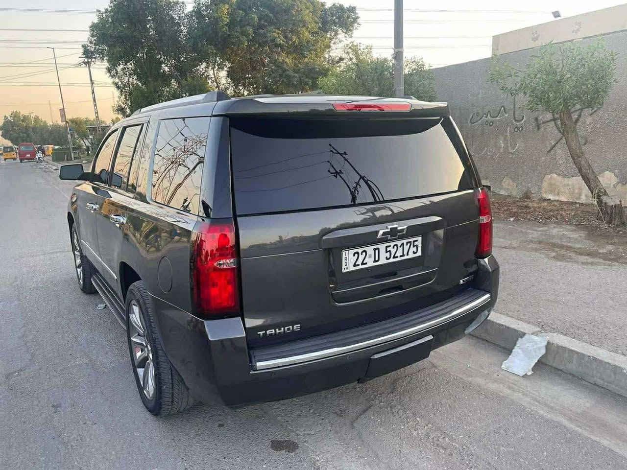 تاهو 
صبغ حزام كامل 
فول بريمر
2018
ماشيه 71 الف مايل 
السعر 260$
وبيها مجال 
للاستفسار 

***********
