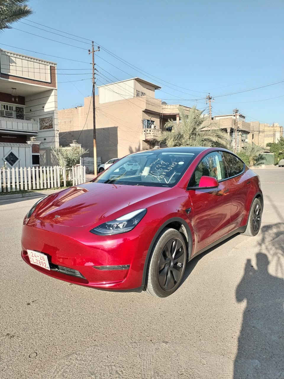 تسلا Y فئة لونك رينج 2025 للبيع
دخول جديد
 بسعر 22500$ 
السياره اون لاين عربي
بدون ايرباك

فول مواصفات معروفه مواصفات التسلا 1/1

حادث خفيف جدا قبق صندوك ماشيه 5 الف  

وياها شاحنه ٣٢ امبير رقم كاتي

للاستفسار 
بيع فقط 

***********
