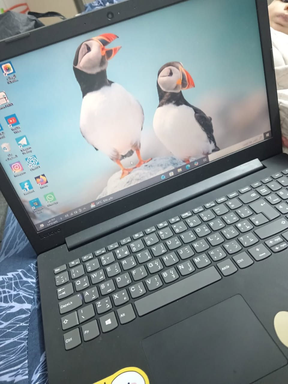 السلام عليكم لابتوب Lenovo
DESKTOP.KLSTGMN

نظيف واستخدام شخصي جداً قليل مستخدم

معلوماته داخل الصوره 

للتواصل /***********

او واتساب على نفس الرقم فقط موجود 

ملحقاته كمله مكمله 
-شاحنه الاصليه
_حقيبه الابتوب
