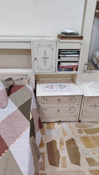 غرفة نوم • خشب عراقي • قنصور ٦ أبواب