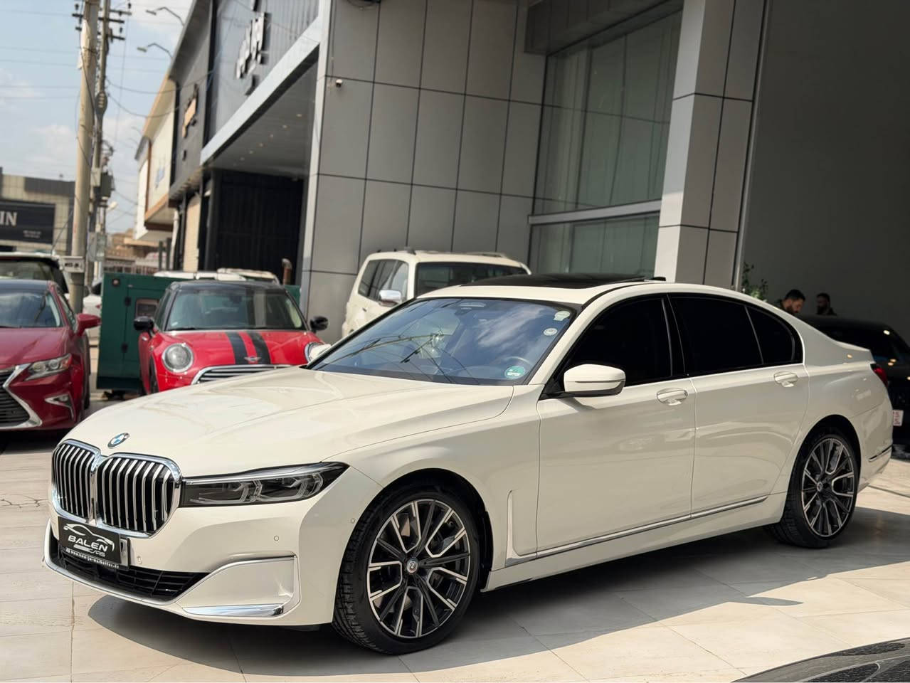 BMW 750i 2022
مواصفات الماني ٢ سويج ضمان دولي
فول مواصفات 
رادار كبير امامي و تحديد مسار 
لايتات زينون متحرك 
حساس خلفي امامي اوتوبارك 
سويج كبير شاشة تحريك سيارة
تاير خلفي ستيرن 
Xdrive 
كشنات هيتر تبريد 
كشن مساج 
ريحة داخل تبريد 
داتاشو 
سلايت 
بعد بي مواصفات هواية 
سيارة جديد جديد 
مغلف ppf كامل 
بدون صبغ و تعديل كفالة عام حتي دعامية شرط 
كير محرك كهربائي كلة شرط 
٢٨ مل ماشية حقيقي 
مكان سيارة اربيل 
٤٢٨$
*********** وتس اب
*********** أربيل, العراق
