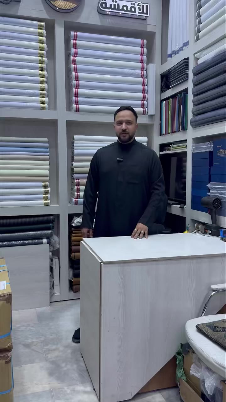 🔥 وصل الجديد… قماش دشداشة ياباني أسود صيفي 🔥
خاميه قطنيه ناعم ذاب نفسه طايح
شركة هندام ياباني 

إذا تدور فخامة وأناقة بلون ملكي ما يطلع من الموضة 👌
الأسود الياباني الصيفي هو اختيارك الصح ✨

✔️ خامة يابانية أصلية
✔️ خفيف وناعم على البشرة
✔️ مناسب لأجواء الصيف
✔️ ثبات لون وما يبهت
✔️ مرتب وراقي بالمناسبات والدوام

الأسود يبقى سيد الألوان 👑
وفرصتك تلبس ستايل أنيق ومميز بكل وقت

قياس القطعه (3.5)متر
سعر القطعه (50.000) الف 
متوفر توصيل لجميع محافظات العراق بسعر (٥٠٠٠) 

بغداد - الشورجه - سوق التجار (سوق العريض) قرب خان دله مجاور البنك المركزي خلف شارع السمؤل

📞 للحجز والتثبيت :
📩 مراسلة الصفحة أو الاتصال على الخاص ***********
