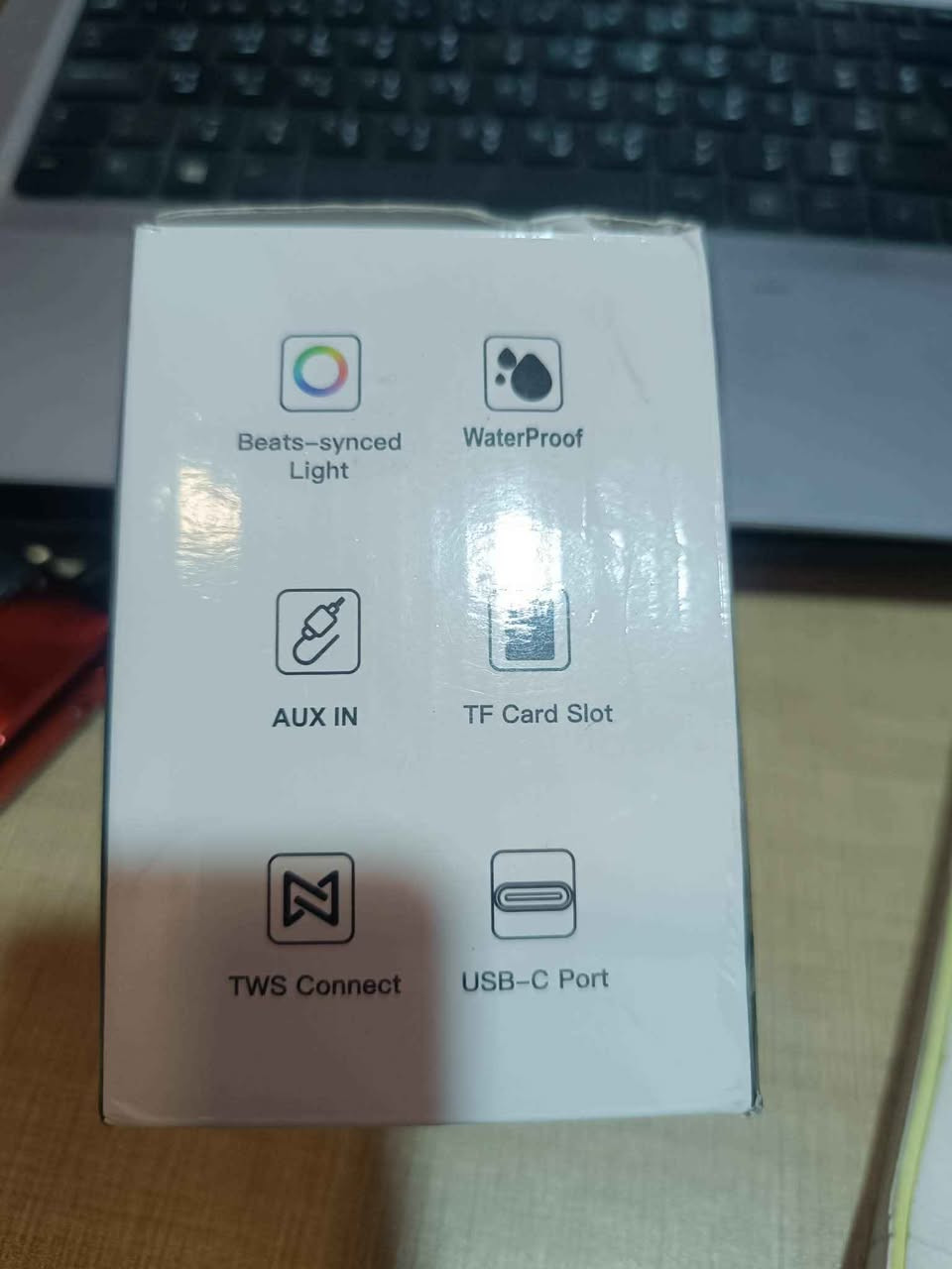 سبيكر بلوتوث شحن
جديد صوت نقي
ضد الماء 
ياخذ اواكس 
ياخذ رام
جديدة 
سعره ٢٠ مع التوصيل النجف, العراق


**إذا كنت صاحب هذا الإعلان وتريد حذفه لأي سبب، رجاءا أرسل رسالة إلى الدعم الفني**