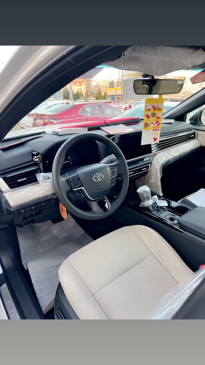 ‏Toyota camry 2025 LE 12.000 Km✅
***********📞
کامری ٢٠٢٥
تەنها ١٢.هەزار کم ڕۆشتووە
سفری شەریکەی ساز ضمان
بەصمە
سڵایت 
کوشن کارەبا
حاسەی پێش و دوا
شاشە و کامێرا
لایت لید و زینۆن
زۆر مواصفاتی تر
سعرى 274$ معامه له 
تکایە مشتەری نیت پەیوەندی مەکە سوپاس
 ***********
