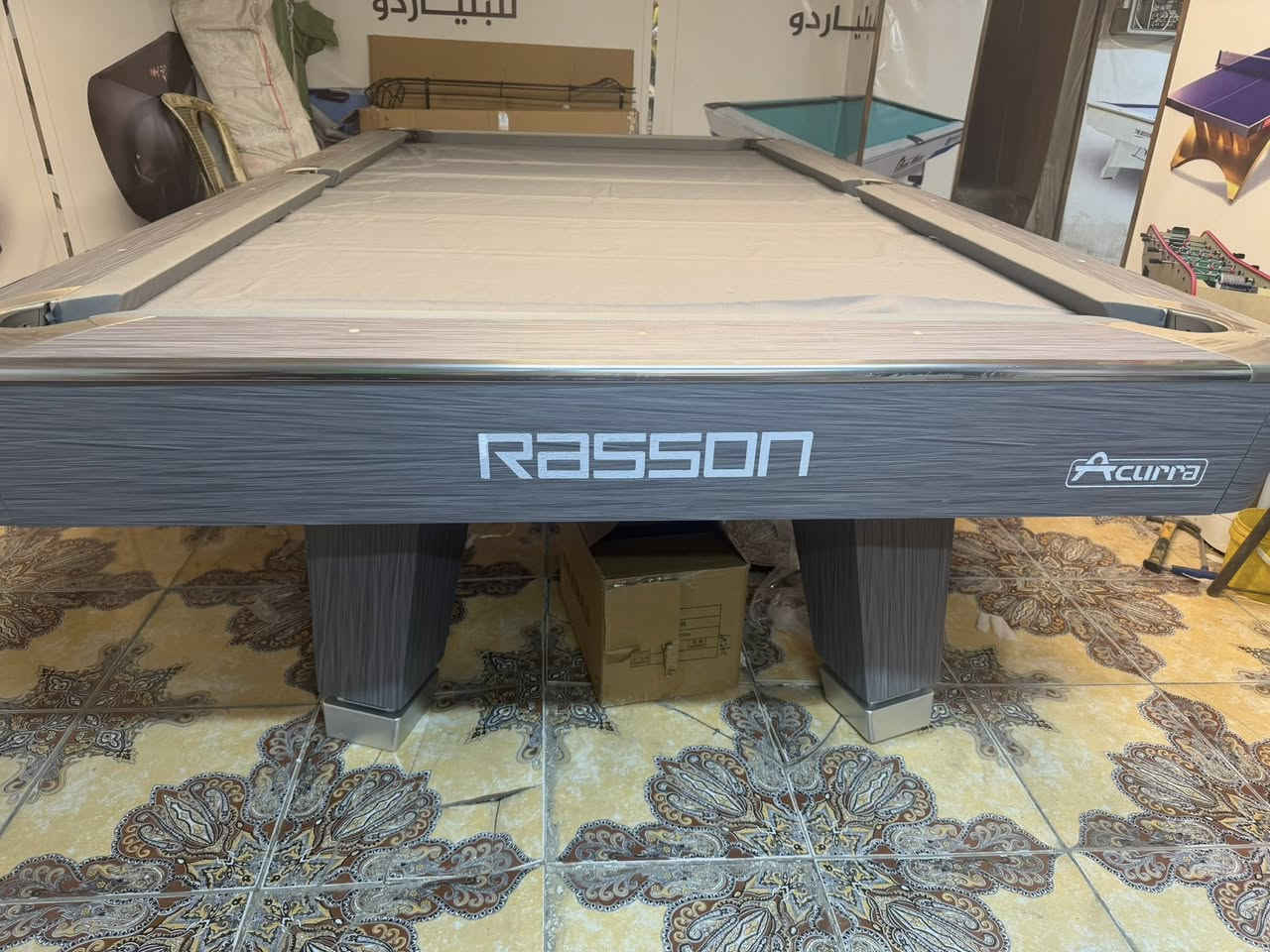 السلام عليكم عروض شهر رمضان المبارك انسب الاسعار 
يوجد جميع انواع البلياردو المستخدم والجديد مع الضمان 
من داخل شركه الكاسبر للبليارد 
بيع وشراء ومراوس جميع انواع البليارد
فيشه منظده هوكي 
بغداد حافظ القاضي تجهيزات الكاسبر ليس لدينا فرع اخر 
غير مسؤلين عن اي حساب او بيج وهمي 
للاستفسار ***********يتوفر واتساب 
للاستفسار *********** يتوفر واتساب
