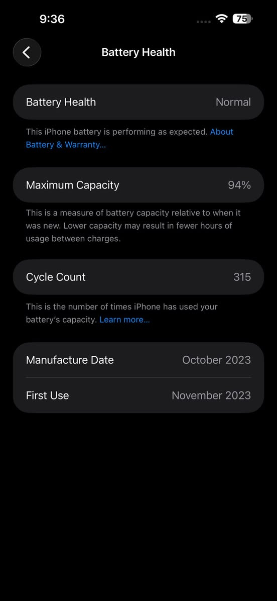 ايفون ١٥ برو ماكس 
بطاريه ٩٤ 
مساحه ١٠٠٠ جيجا 
عليه الضريبه القديمه ١٧ الف 
الجهاز استخدام بسيط بحاله الزيرو 
فاضي ومتاح كتابه مبايعه
متاح كشف في اي مكان


**إذا كنت صاحب هذا الإعلان وتريد حذفه لأي سبب، رجاءا أرسل رسالة إلى الدعم الفني**