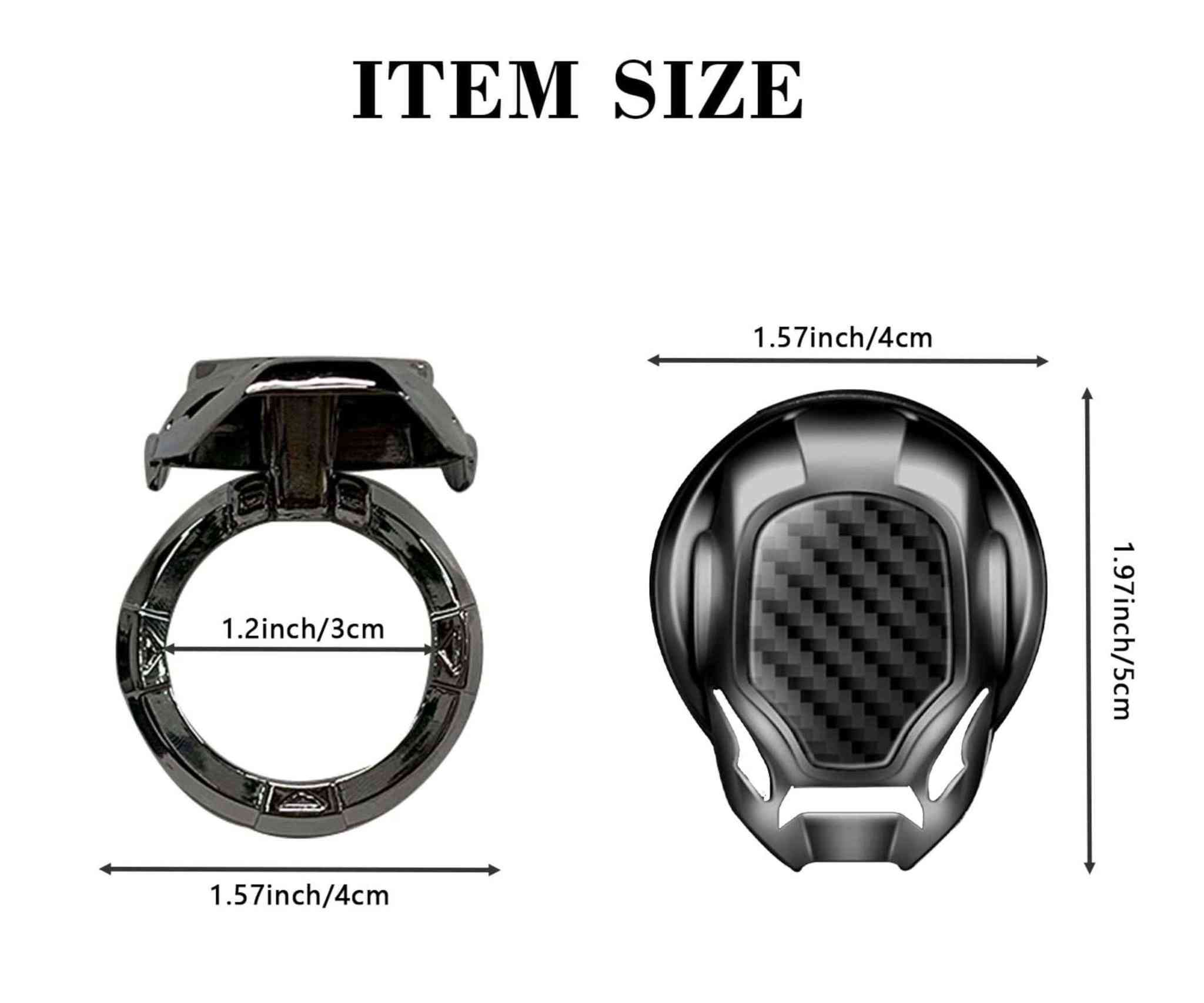 الاستخدامات

حماية زر بصمة تشغيل السيارة (StartStop Engine) من الخدوش والغبار

يمنح سيارتك لمسة فاخرة وعصرية بفضل تصميمه المعدني الأنيق

يضيف لمسة شخصية للداخلية ويعزز مظهر المقصورة

يسهل الضغط على زر التشغيل ويوفر تجربة استخدام مريحة

المميزات

تصميم معدني فاخر بشكل خوذة "Iron Man" مع لمعة أنيقة

خامة عالية الجودة مقاومة للتآكل والخدوش، تدوم طويلاً

حلقة معدنية دوّارة تسهّل الفتح والغلق بسلاسة

مزوّد بسطح كربوني لامع يضفي مظهرًا عصريًا وملفتًا

تثبيت لاصق قوي لا يترك أثرًا عند الإزالة

متوافق مع السيارات المزودة بزر تشغيلإيقاف

وزن خفيف وسهل التركيب بدون أدوات

محتويات الصندوق

غطاء بصمة معدني بشكل خوذة

لاصق تثبيت قوي (2 قطع)

مناديل تنظيف للشاشة (Wet & Dry)

مغلف محكم لحماية المحتويات

الملاحظات

يُفضل تنظيف مكان التركيب بالمناديل المرفقة لضمان أقصى ثبات أربيل, العراق


**إذا كنت صاحب هذا الإعلان وتريد حذفه لأي سبب، رجاءا أرسل رسالة إلى الدعم الفني**