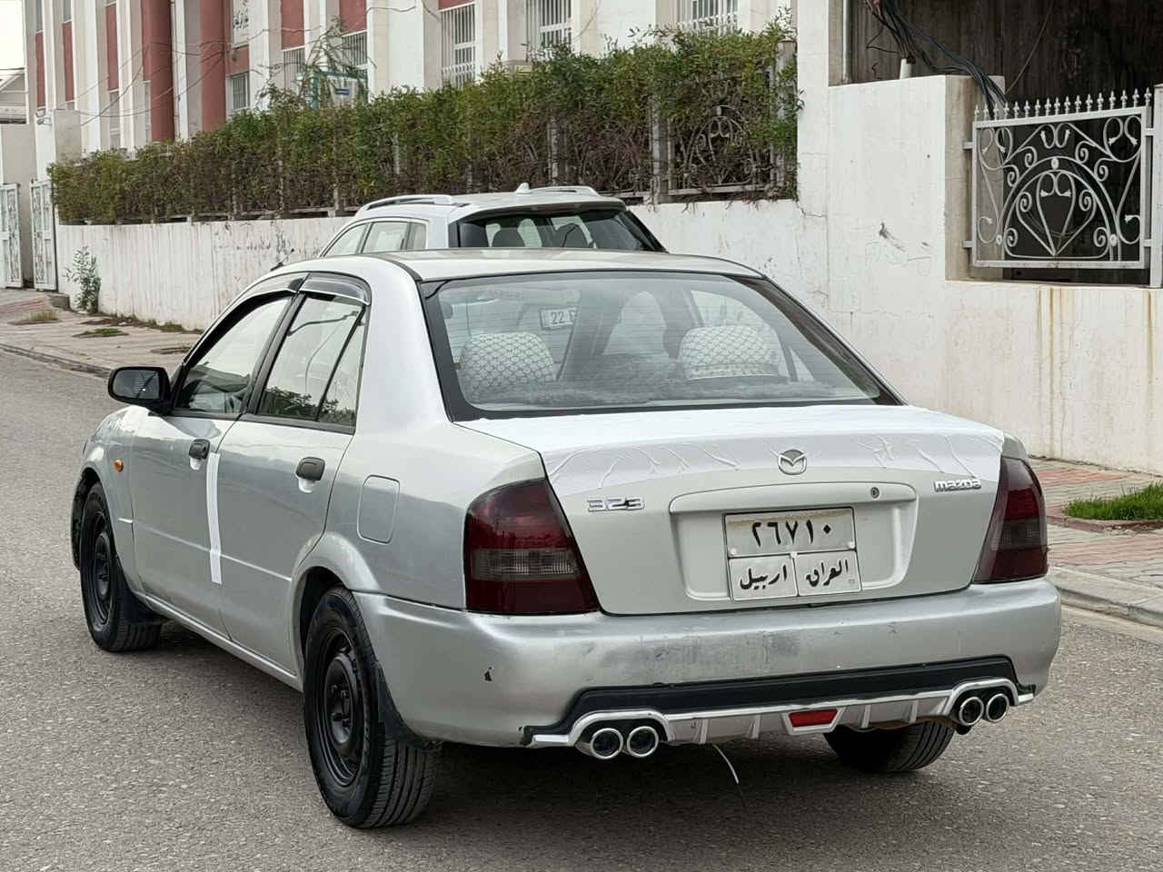 *********** مازدا حجم 323 كير اوتوماتيك موديل 2004 سياره جاهزه نضيفه سياره سبوغ عام جماليه كير محرك تبريد شرط شاشه ايباد سعري 56 ورقه مجال مكان اربيل بنصلاوه ***********
