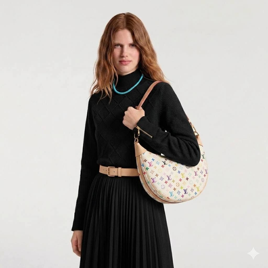 لأصحاب الذوق المتفرد 💯 حقيبة Louis Vuitton x Takashi Murakami Boulogne PM (أو الإصدار الجديد المحدث Boulogne). 

وتتميز بالتفاصيل التالية:
♦️المجموعة: جزء من مجموعة Monogram Multicolor الأيقونية بالتعاون مع الفنان الياباني تاكاشي موراكامي.
♦️التصميم: تأتي على شكل هلال (Crescent) مع زوايا جلدية سفلية معززة بمسامير معدنية ذهبية.
♦️الخامة: قماش مغطى بنقشة المونوغرام الملونة بـ 33 لوناً مختلفاً على خلفية بيضاء، مع حواف وحزام من جلد البقر الطبيعي
.
.
الاعتماد كارت اسيا او تحويل سوبر كي 
#تابع_منشورات_الصفحه


**إذا كنت صاحب هذا الإعلان وتريد حذفه لأي سبب، رجاءا أرسل رسالة إلى الدعم الفني**