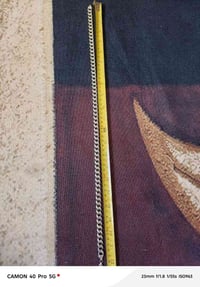 زنجيل فضه ٩٥ غرام  الغرام ٤٠٠٠ المكان بغداد الشعب هاتف 07731942479