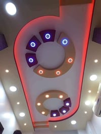 امجد الخفاجي للديكور  07810760241 جبس بورد سقوف ثانوية  تغليف جدار  مع...