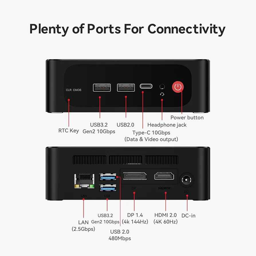 Beelink Mini PC SER5 MAX with AMD Ryzen 7 6800U, 24G LPDDR5, 500GB NVMe M.2 SSD, DP/HDMI/Type-C Triple Display Output, 2.5G LAN, WiFi6, BT5.2, W-11 Mini Computer
430$ أربيل, العراق


**إذا كنت صاحب هذا الإعلان وتريد حذفه لأي سبب، رجاءا أرسل رسالة إلى الدعم الفني**