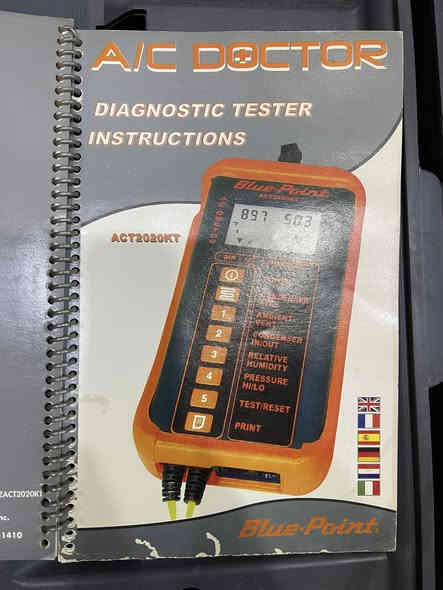 جهاز فحص ضغط تبريد جيمع انواع السيارات غير مستخدم اصلي مع كتلوك تعليم الاستخدام الاستفسار ***********
