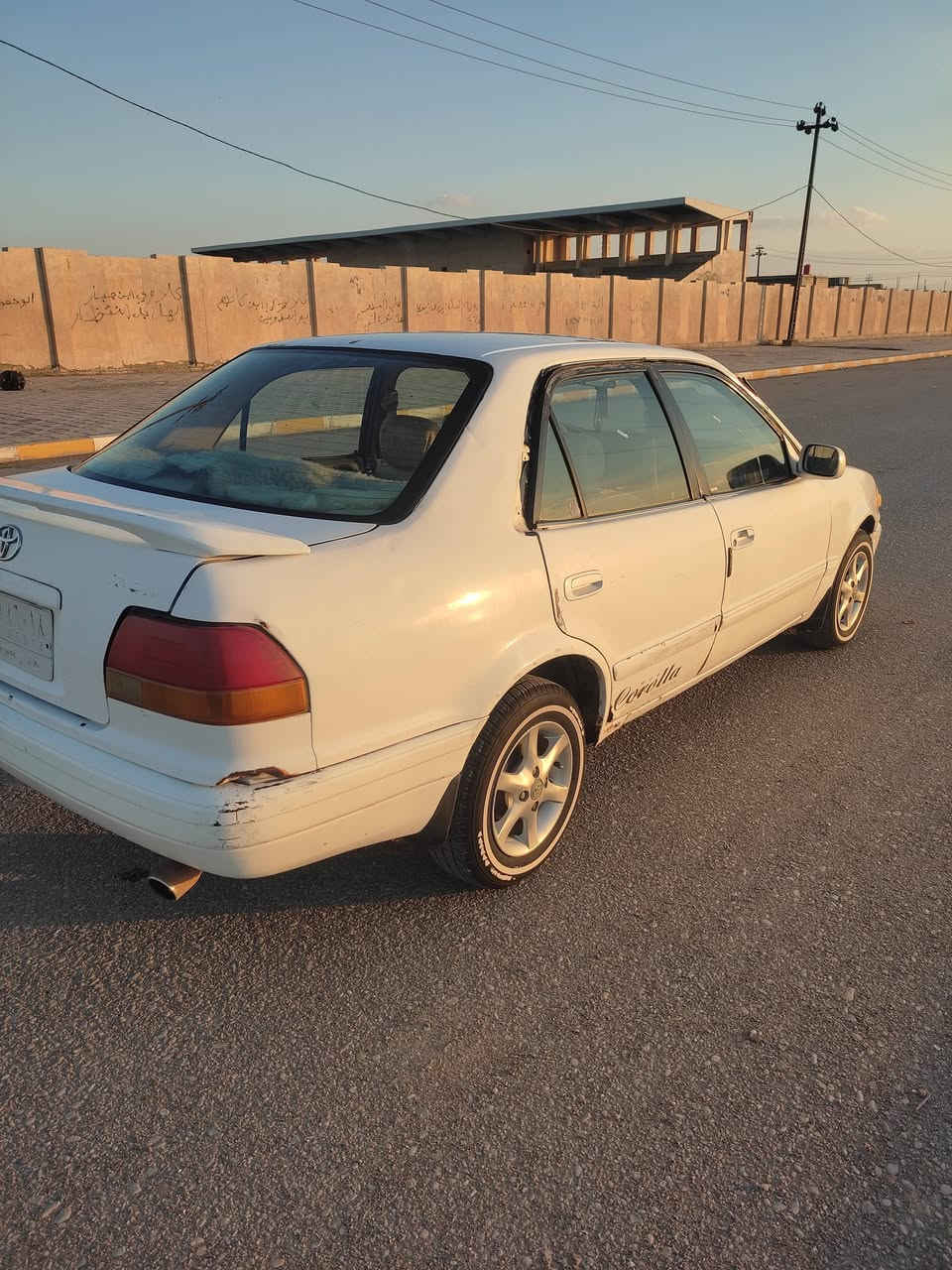 سلام عليكم  للبيع كورلا موديل  1996
سيارة محرك و كير جديد صدر  جديد و تايرات جديد و دوشمة  سيارة مكفولة من الضربة لقوية  سيارة نضافة فول سنوية منتهية لمدة 
رقم بغداد 
لمكان ميسان  قضاء الكحلاء 
فقط للبيع. للأستفسار على هاذا 

رقم.  ***********
