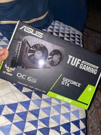 كرت شاشه GTX 1660super OC براند Asus أقصى درجة حرارة : 75 حرارة مبدل م...